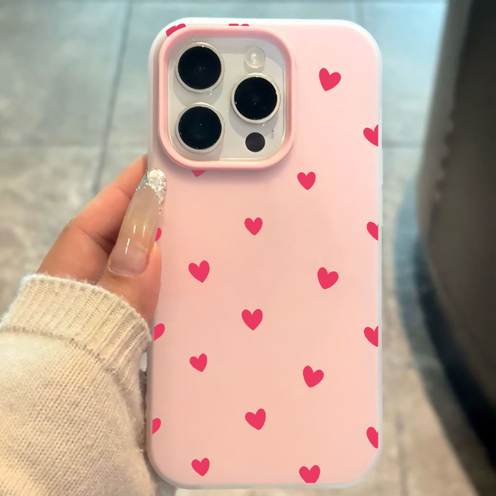 Phone Cases Red - Чехол для телефона с красным сердечком