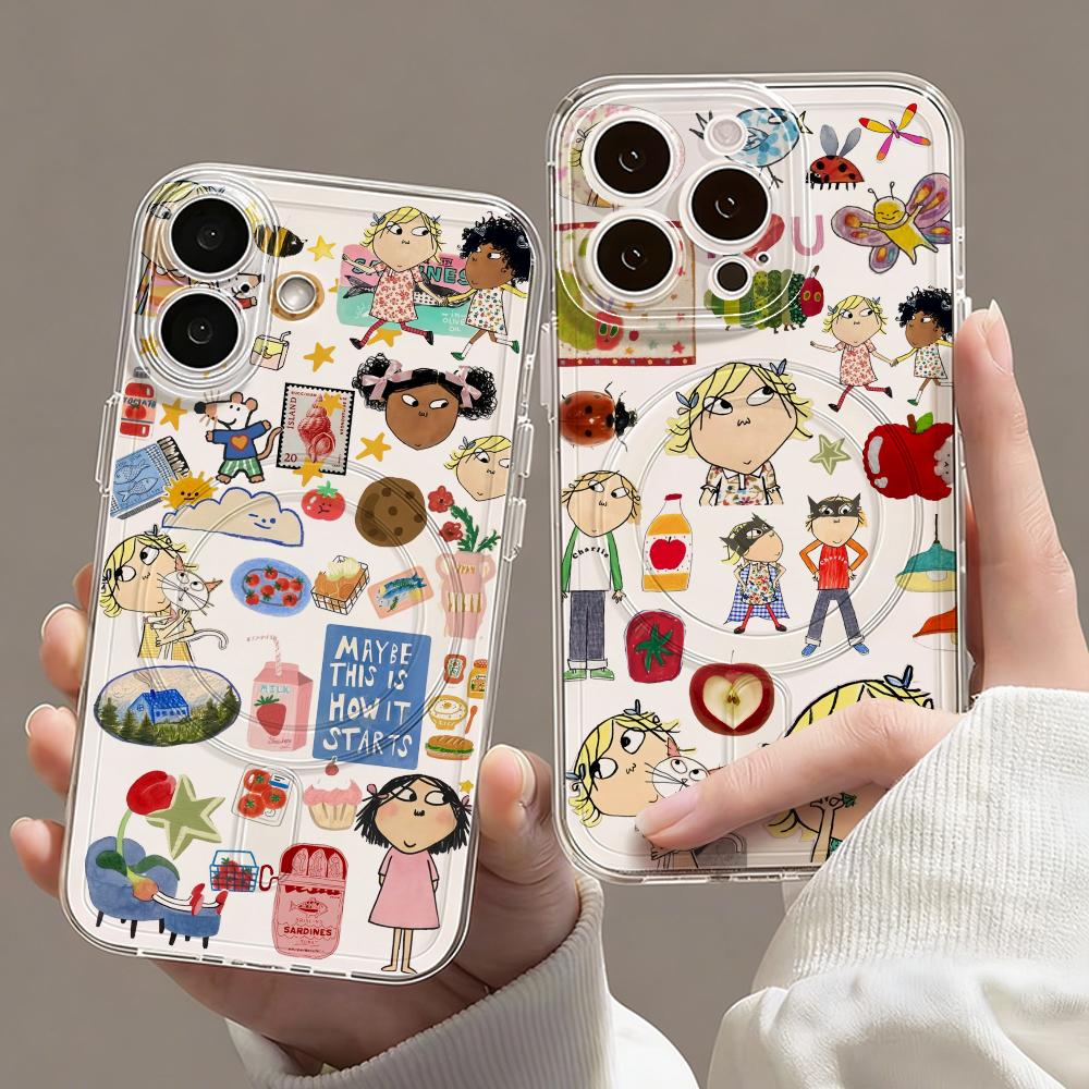 Phone Cases Iphone 17 Pro - Магнитный прозрачный чехол для телефона с