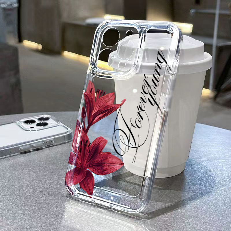 Phone Cases Xs Max - Чехол для телефона с бордовым узором
