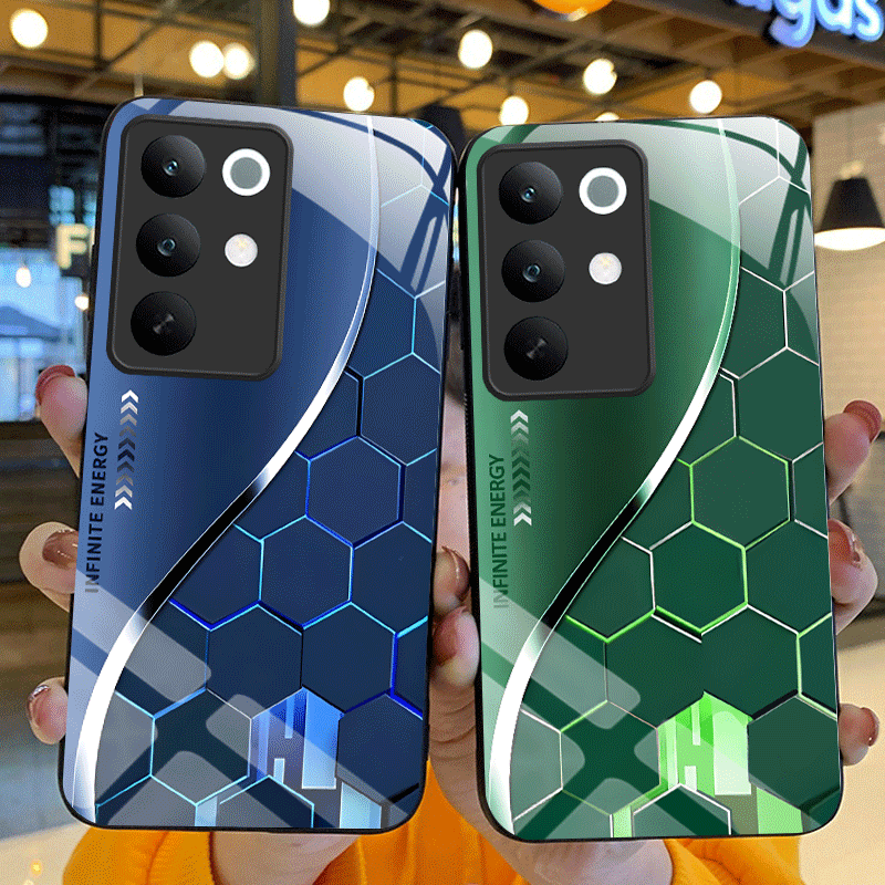 Gradient Color Case - Жесткий чехол из закаленного стекла для
