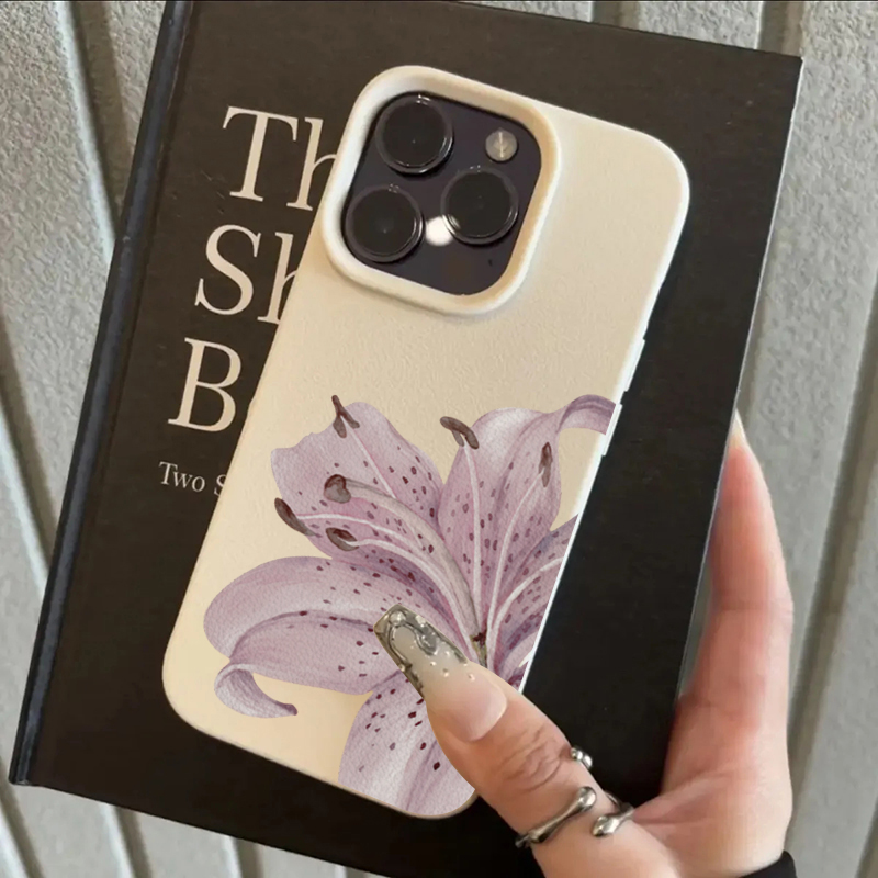 Phone Cases Purple - Чехол для телефона с фиолетовой лилией