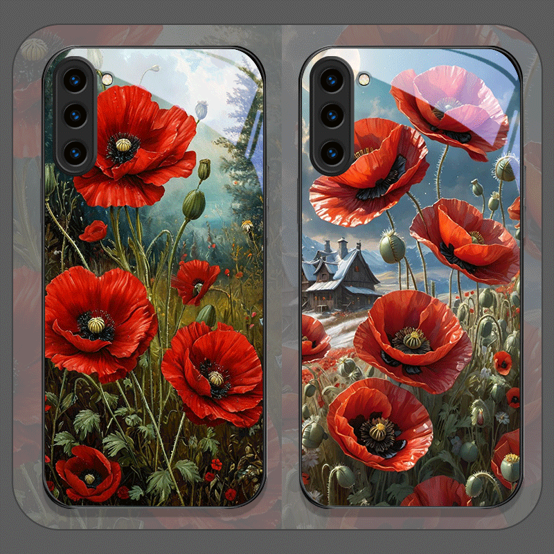 Phone Cases Red - Чехол для телефона из закаленного стекла