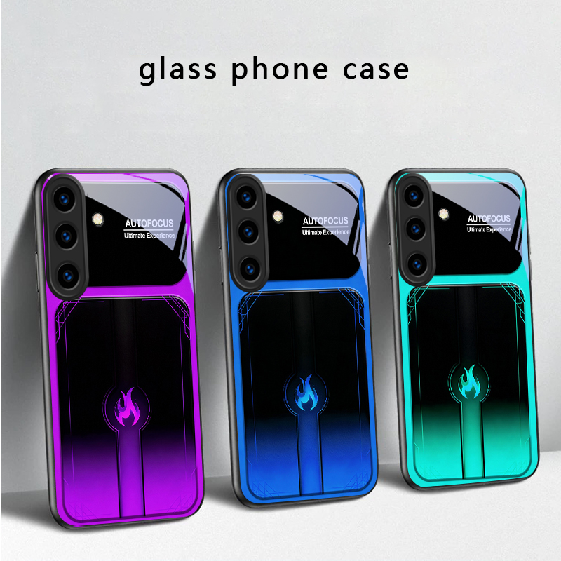 Phone Cases Purple - Чехол для телефона из черного стекла
