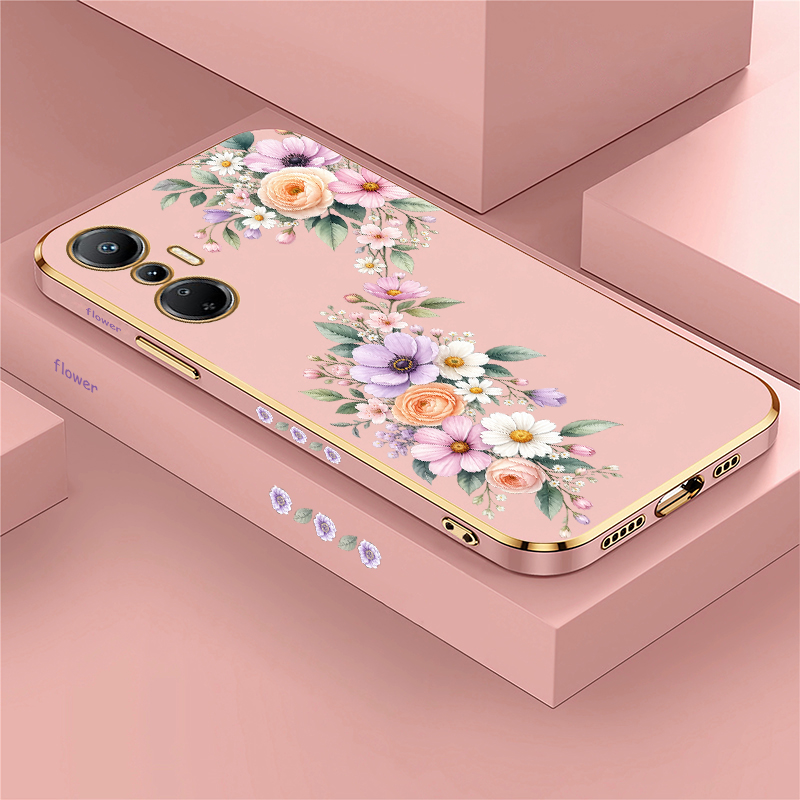 Phone Cases Purple - Чехол для телефона с розовыми тюльпанами