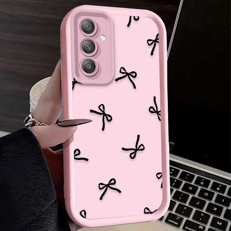 Черный чехол с сердечками и ба – обзор и цена Phone Cases A14 Samsung