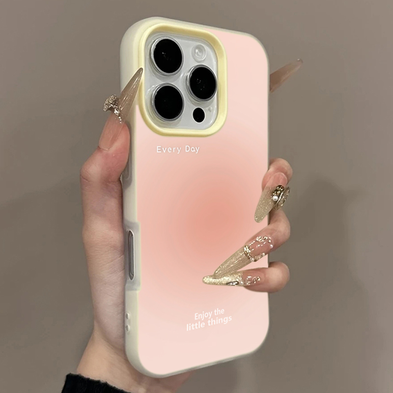 Розовый чехол с градиентным уз – обзор и цена Gradient Color Case