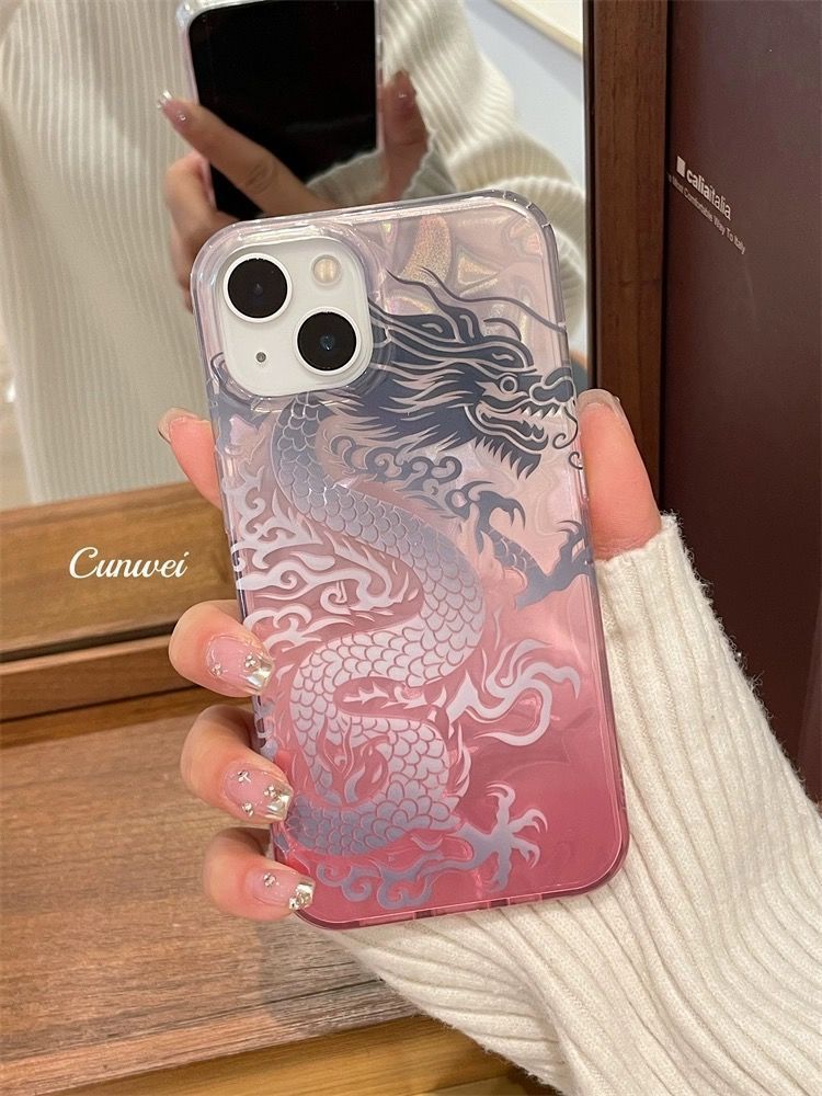 Розовый градиентный чехол для  – обзор и цена Gradient Color Case