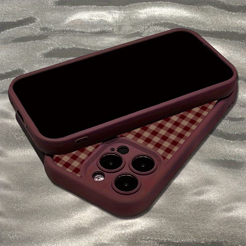 Винно-красный винтажный чехол  – обзор и цена Phone Cases Red
