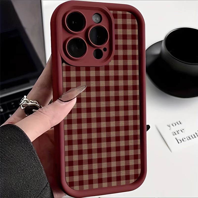 Винно-красный винтажный чехол  – обзор и цена Phone Cases Red