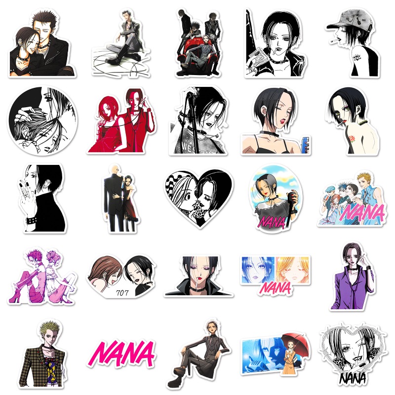 50 шт. аниме-наклеек NANA с гр – обзор и цена Phone Cases Japanese