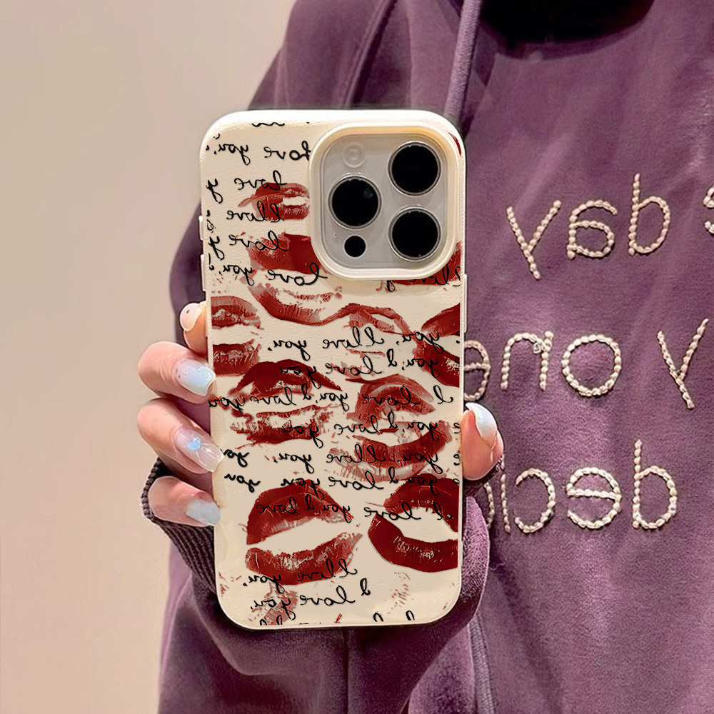 Ярко-красный кожаный чехол для – обзор и цена Phone Cases Red